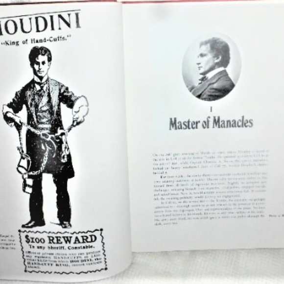 MC2 1976 1st Ed. HOUDINI A PICTORIAL Milbourne Christopher Magic Trick Book - Picture 5 of 9